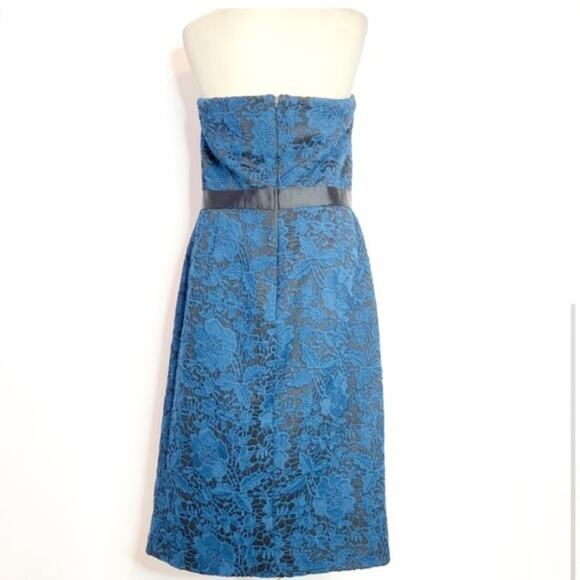 NWT Asos Tall lace overlay strapless midi dress - Picture 5 of 7